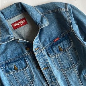 Cool Wrangler Denim Jacket Medium Oversized Fit